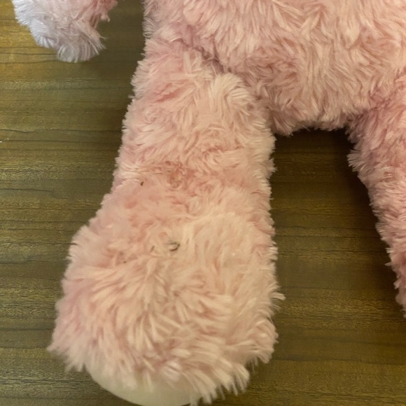 Build A Bear Workshop Plush Fuzzy Pink Bear Stuffed Animal - Picture 4 of 7